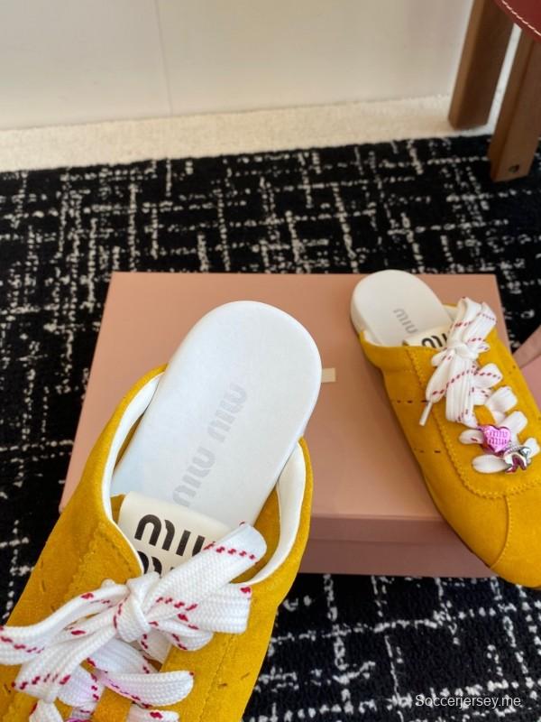 ميو ميو ميو حذاء كاجوال نصف دراج كاجوال ديكون - KFY00295