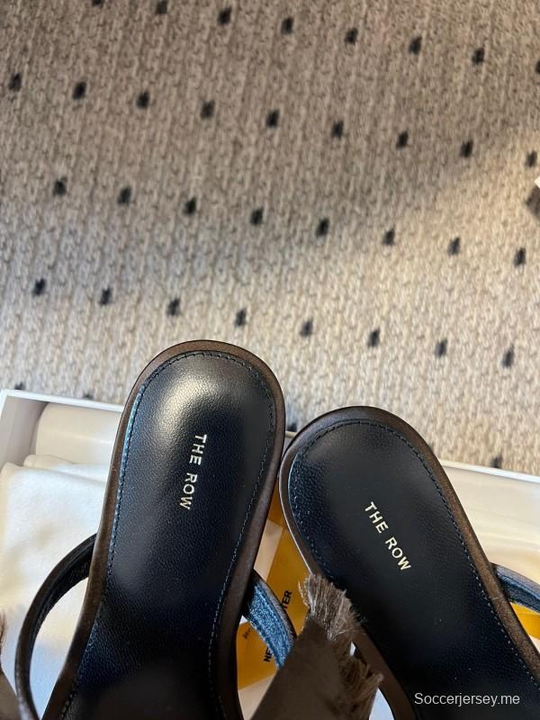 حذاء بعقدة منسوجة يدويًا من ذا رو 25ss - KFY00280