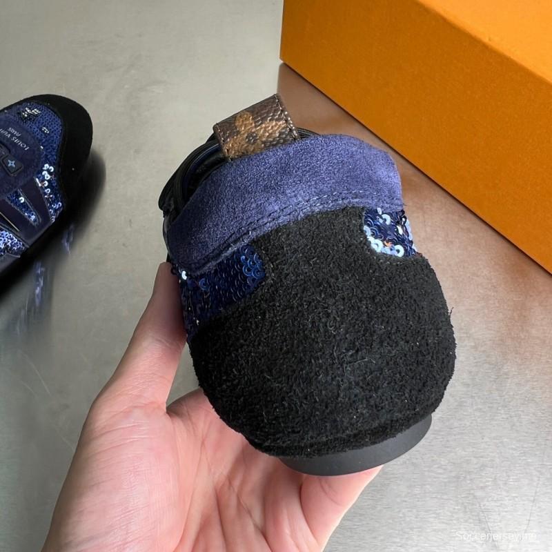 إل في سنيكرينا 2025/إس إس إس أحذية باليه مستديرة من الأمام برباط من الأمام ومنخفضة العلوية كاجوال لايف ستايل - YC