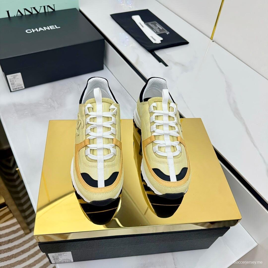 شانيل 2025 شانيل 2025 حذاء رياضي كاجوال بنعل مكتنزة - LY00310