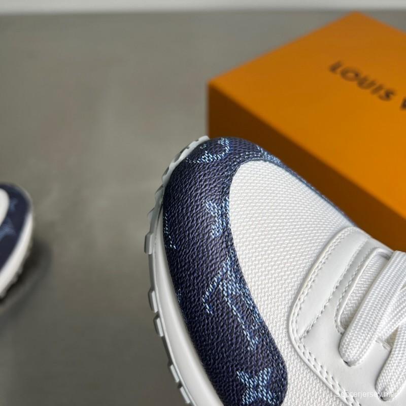 حذاء كاجوال للرجال بأربطة مستديرة من الجلد من ليف رن اواي برباط عند الأصابع - YC