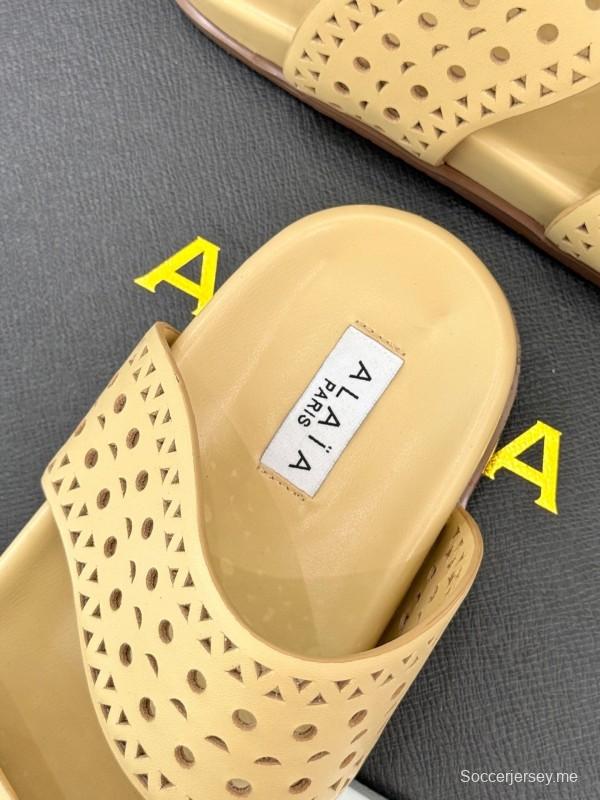 صندل ألايا لربيع وصيف 2025 صندل كاجوال بفتحة ليزر - KFY00260