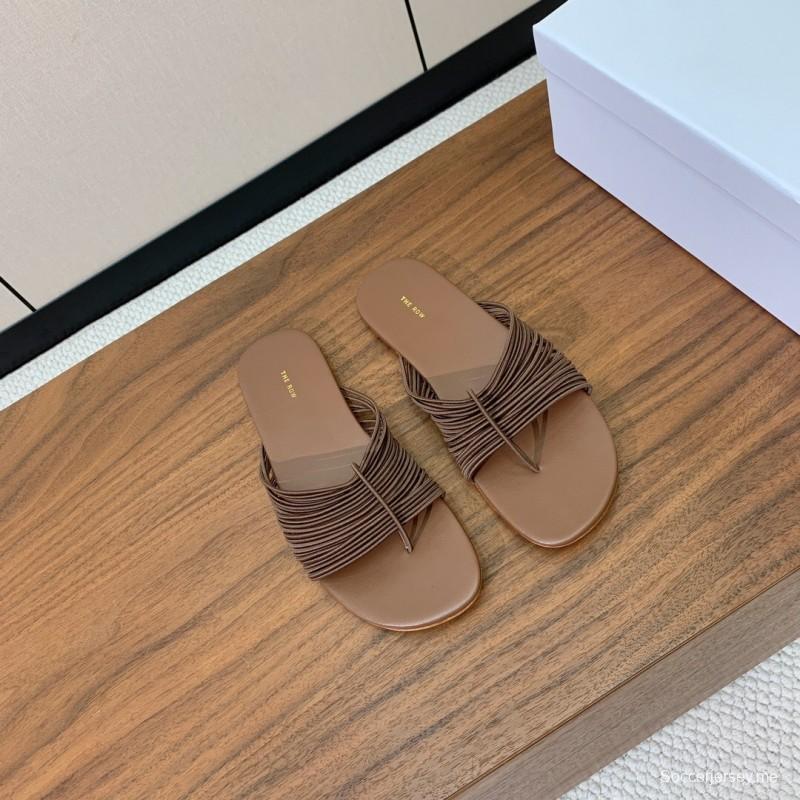 صندل شبكي روماني من ذا رو 2025 بتصميم بسيط - KFY00210