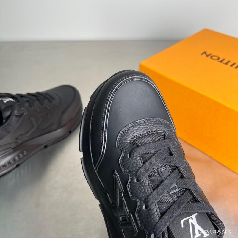 حذاء كاجوال كلاسيكي من الجلد الكلاسيكي برباط عند الأصابع المستديرة - YC