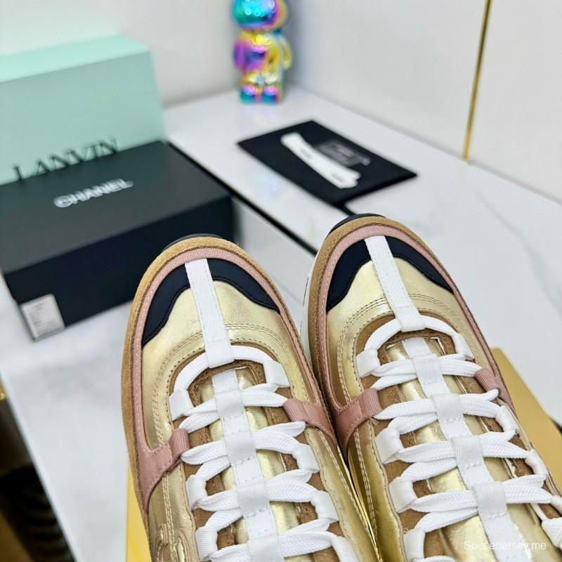 شانيل لربيع/صيف 2025 حذاء رياضي كاجوال سميك من شانيل - AS00310