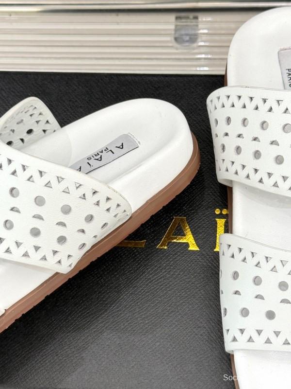 صندل آليا لربيع وصيف 2025 لربيع وصيف 2025 صندل كاجوال مخرم بالليزر - KFY00260