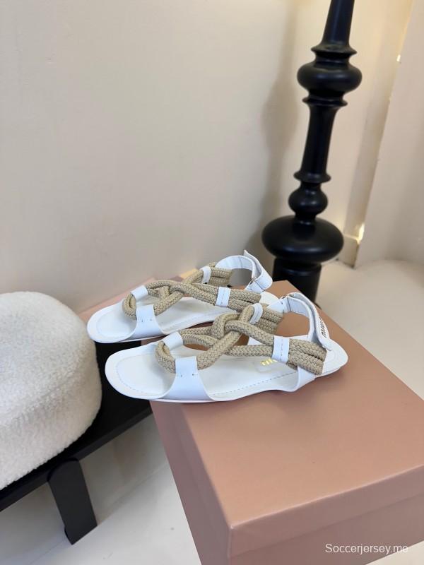 ميو 2025 صندل منسوج بحبل منسوج من ميو 2025 - KFY00330