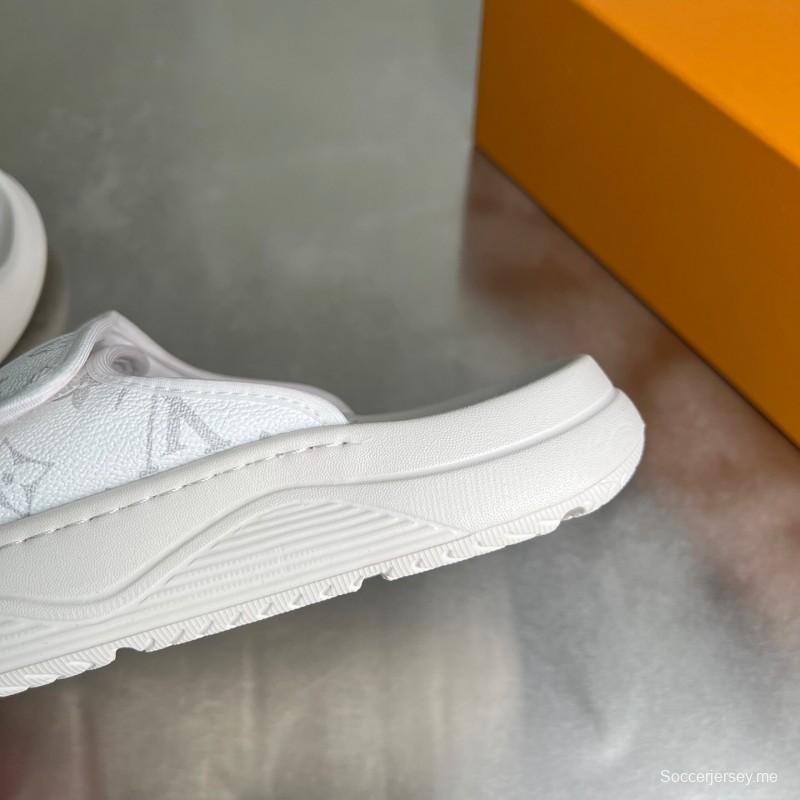 حذاء بغل من لويس فويتون ميامي مع إغلاق بخطاف وحلقة - YC