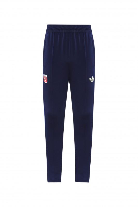 25/26 أولمبيك ليون/أولمبيك ليون أزرق سحاب كامل سترة + بنطال طويل