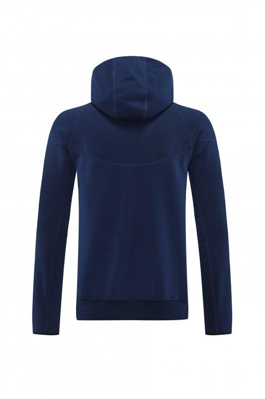 25/26 برشلونة 01 هودي أزرق ملكي بسترة زرقاء كاملة بسحاب + بنطال طويل