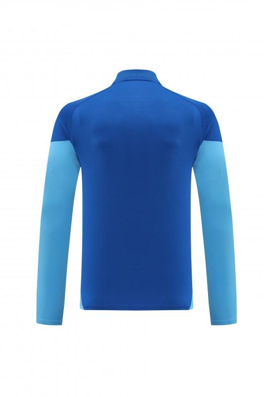 25/26 أديداس أزرق ملكي/أزرق سماوي سحاب كامل سترة رياضية + بنطلون طويل