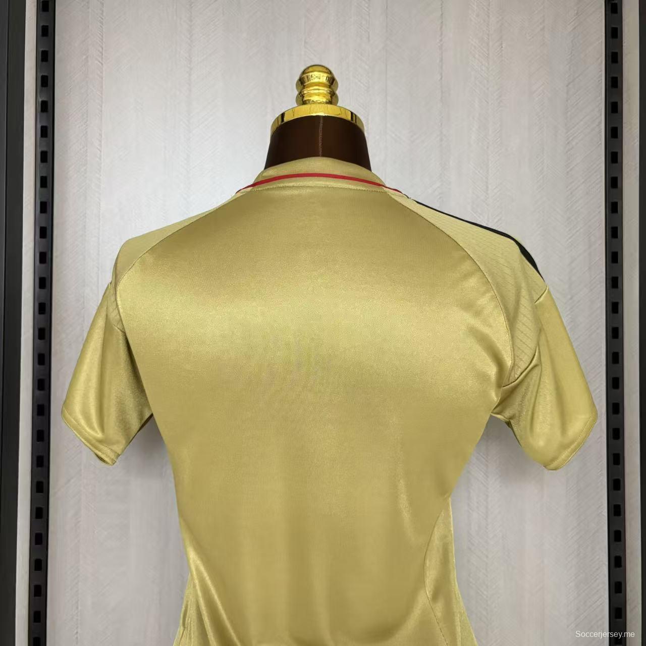 قميص ريسيفي الرياضي النسائي ريسيفي 2016 ريترو ريسيفي الرياضي الذهبي