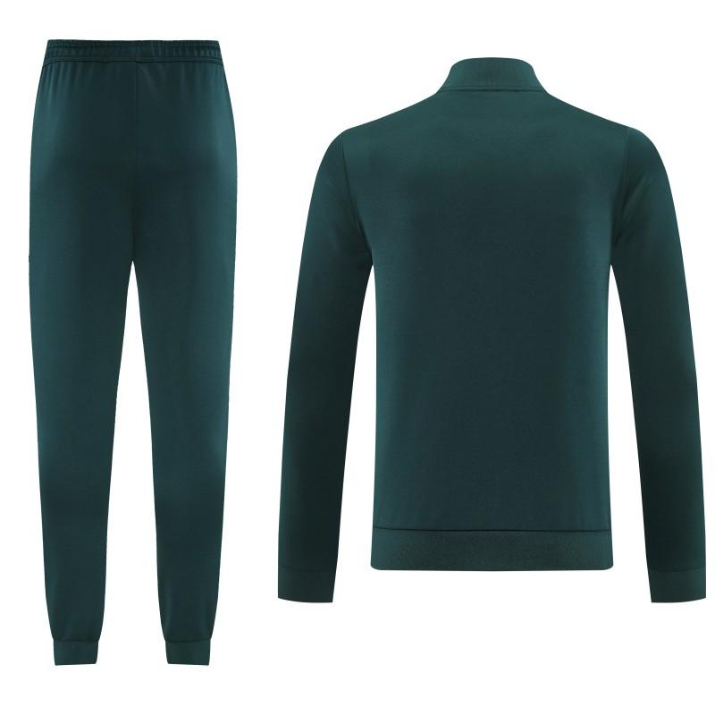 25/26 يوفنتوس يوفنتوس ريترو أخضر داكن ريترو أخضر داكن سحاب كامل سترة رياضية + بنطلون طويل