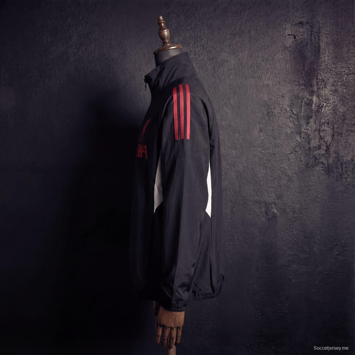 2026 سترة ليفربول السوداء الواقية من الرياح