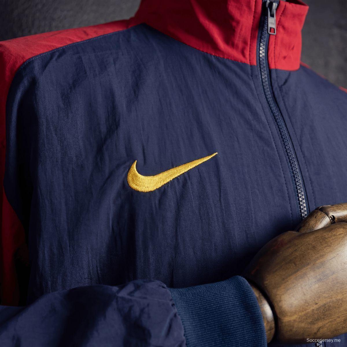 2026 سترة برشلونة السوداء الواقية من الرياح