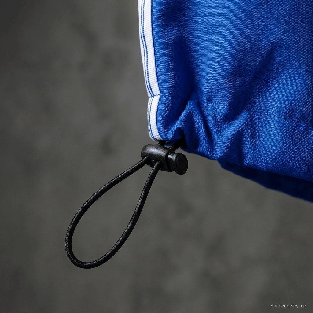 سترة واقية من الرياح بلون أزرق برازيلي على الطراز الكلاسيكي لعام 1998