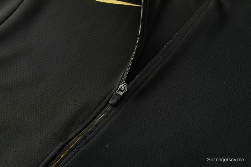 2026 NIKE سترة سوداء بسحاب كامل + بنطال طويل