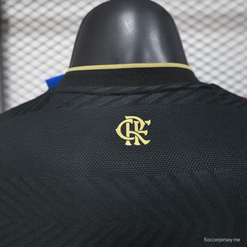 25/26 نسخة اللاعبين قميص فلامنغو الأسود للعب خارج أرضه