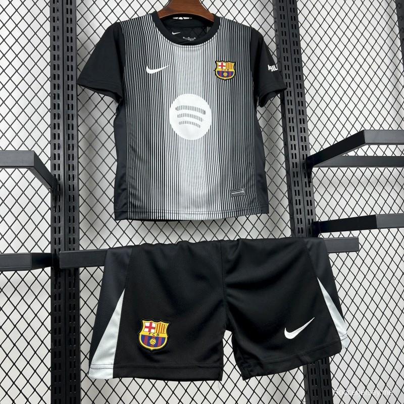 2025/26 طقم حارس مرمى برشلونة للأطفال