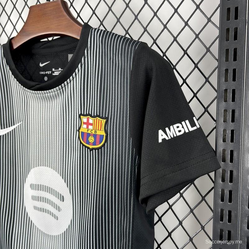 2025/26 طقم حارس مرمى برشلونة للأطفال