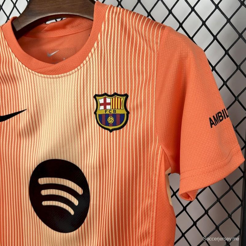 2025/26 طقم حارس مرمى برشلونة للأطفال