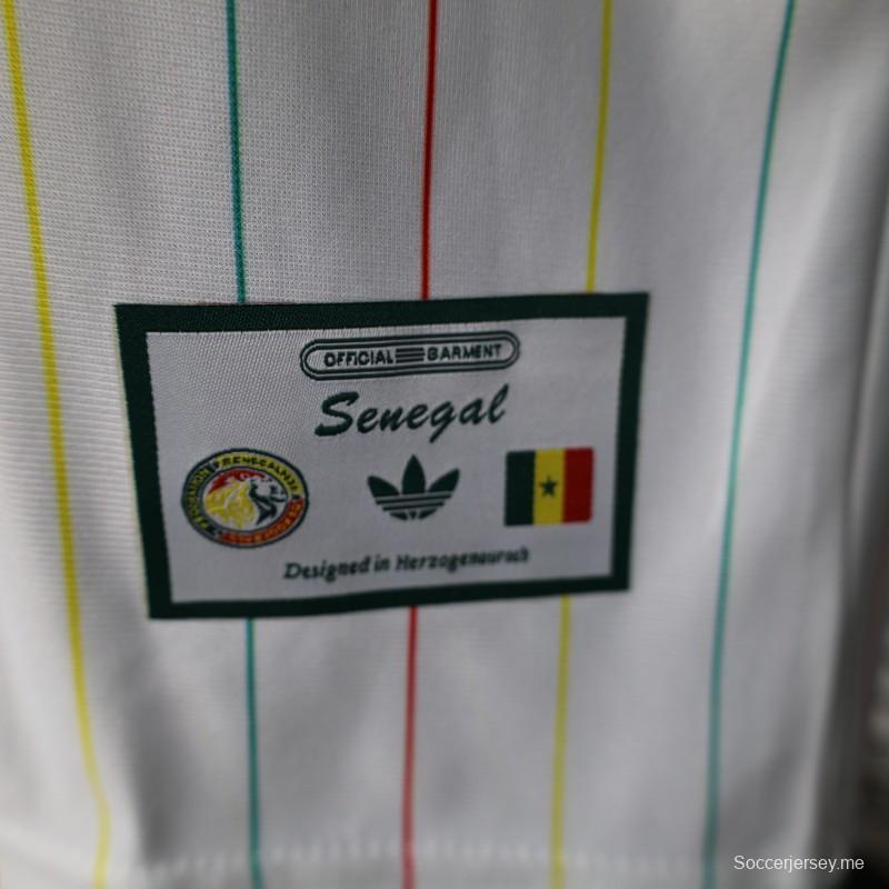 قميص اللاعب رقم 2026 للمنتخب السنغالي، طراز "White Terrace Icons" باللون الأبيض