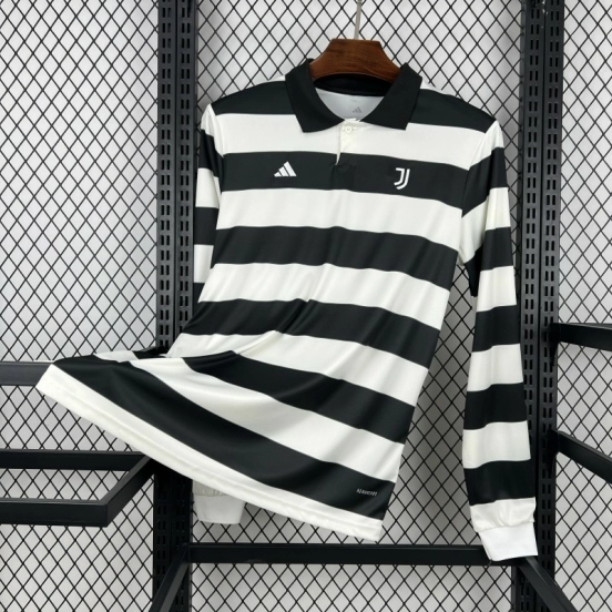 قميص يوفنتوس الرابع للرجال بمقاس 2025/26 ذو الأكمام الطويلة