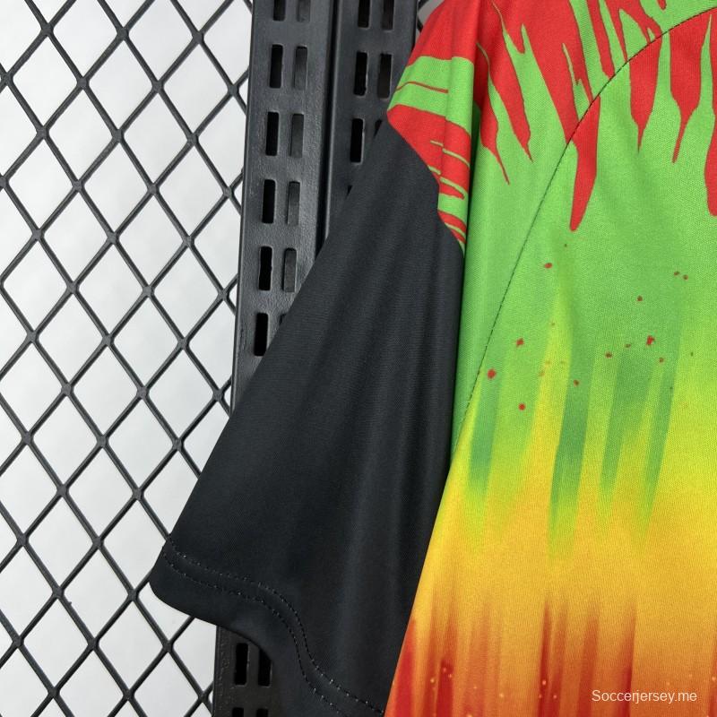 قميص ما قبل المباراة للرجال من جامايكا × بوب مارلي لعام 2026