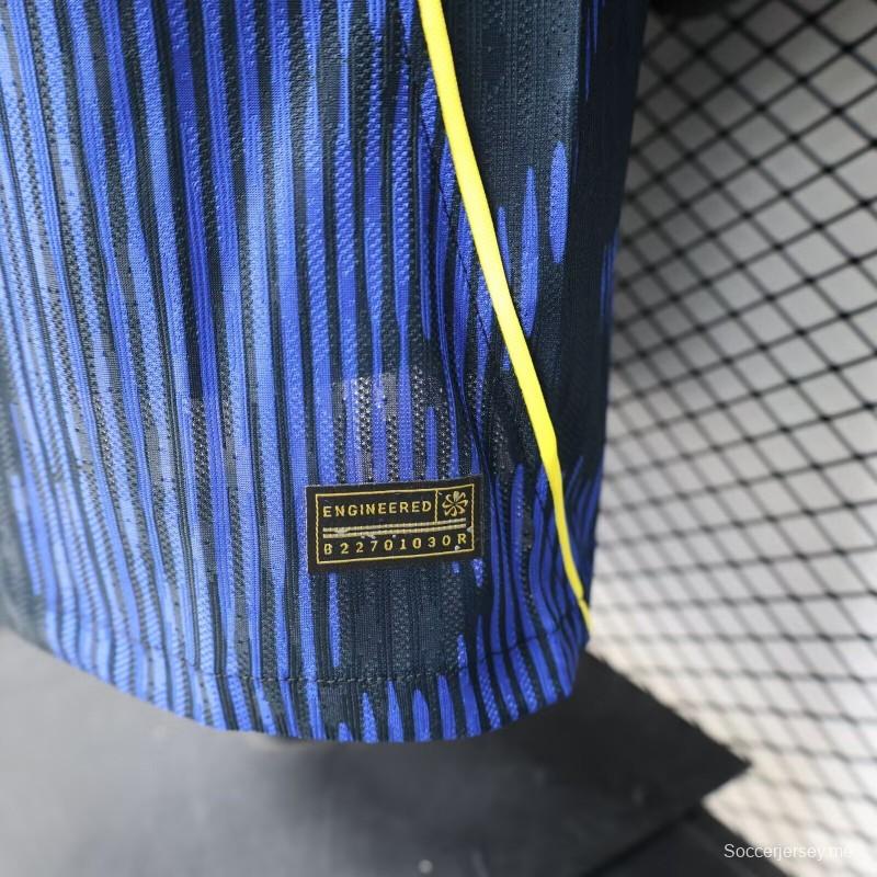 قميص اللاعب الخارجي باللون الأزرق الداكن من طراز 2026 للمنتخب البرازيلي من ماركة Jordan Brand