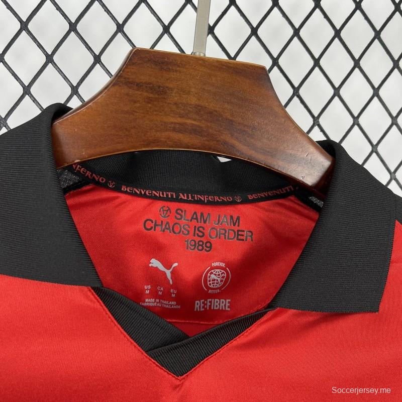 قميص ميلان الرابع للرجال بمناسبة موسم 2026/27 بأكمام طويلة