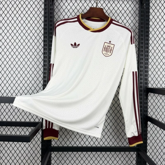 قميص إسبانيا للرجال ذو الأكمام الطويلة للمباريات الخارجية في كأس العالم 2026