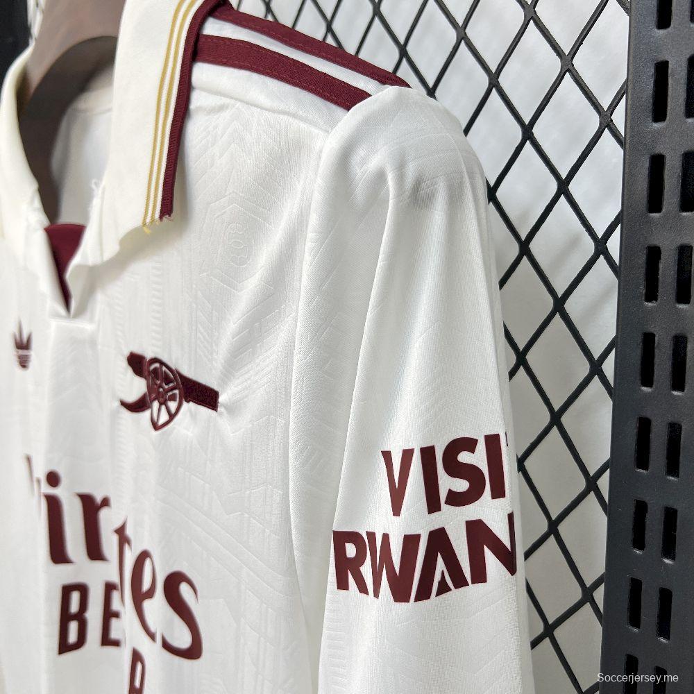 2025/26 قميص رجالي بأكمام طويلة للرجال من أرسنال الثالث