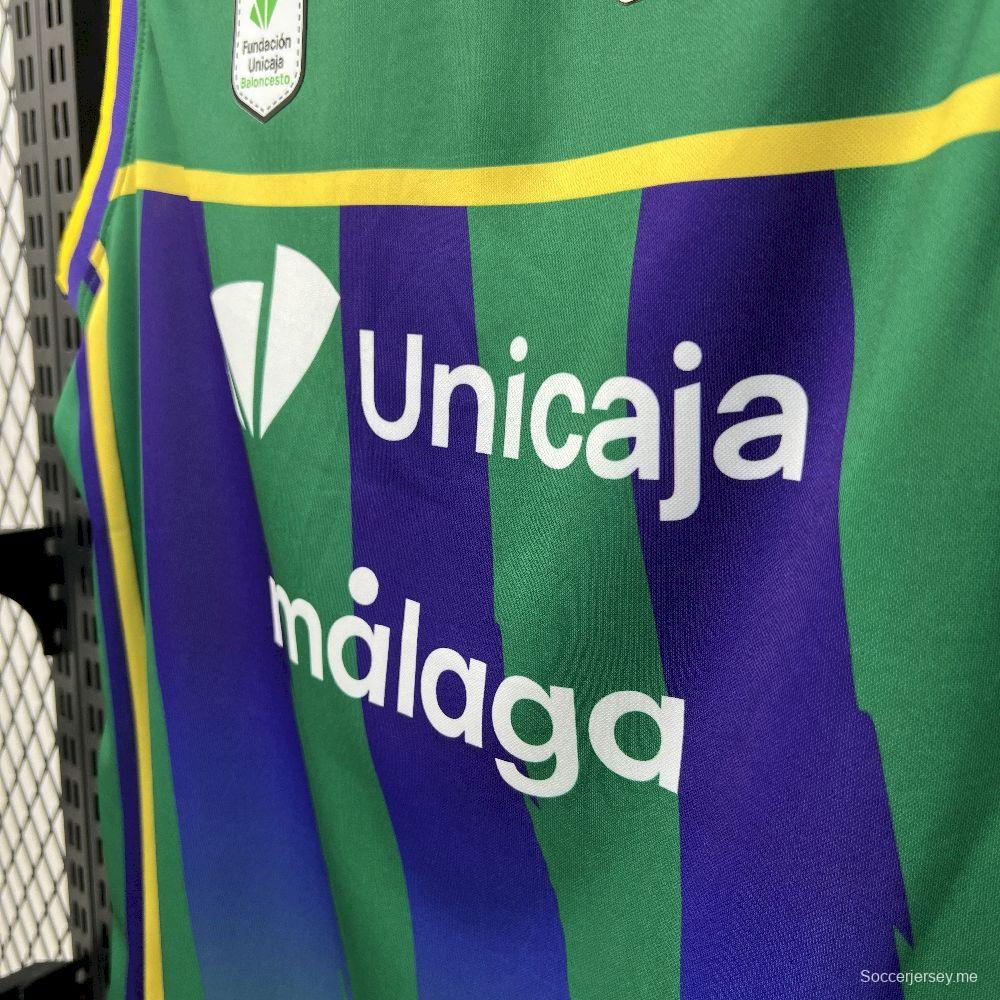 2025/26 قميص كرة السلة المنزلي مالاجا بالونسيستو للرجال