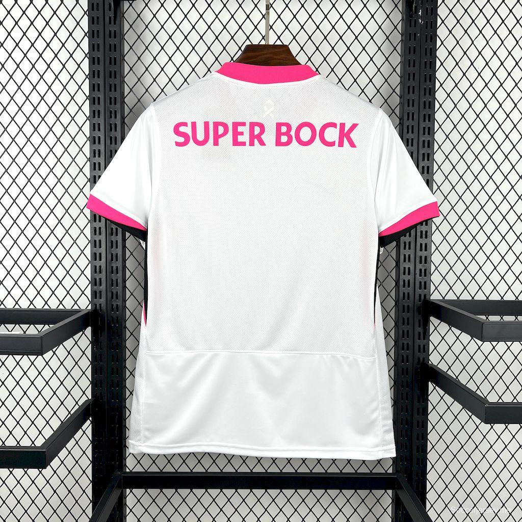 2025/25/26 قميص سبورتنج سي بي سي أكتوبر الوردي للرجال