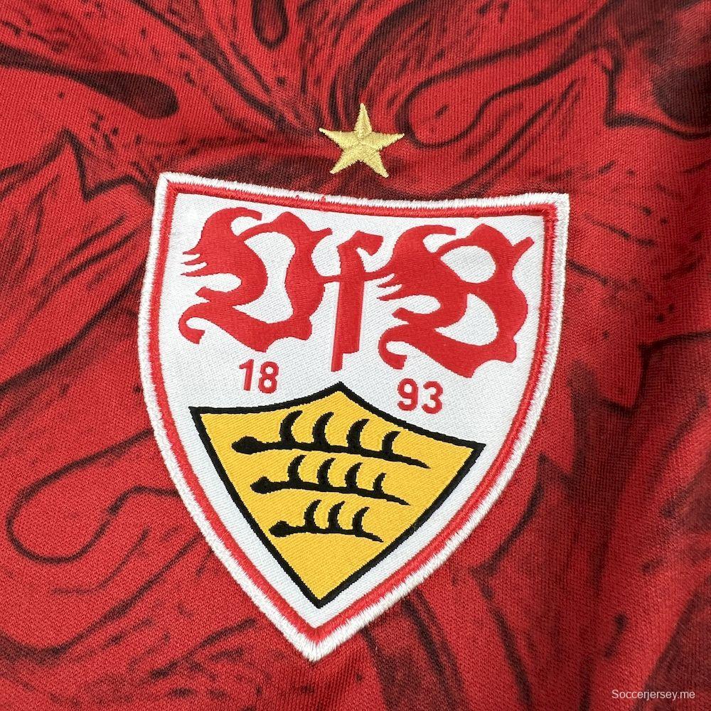 2025/25/26 قميص شتوتجارت للرجال خارج ملعبه