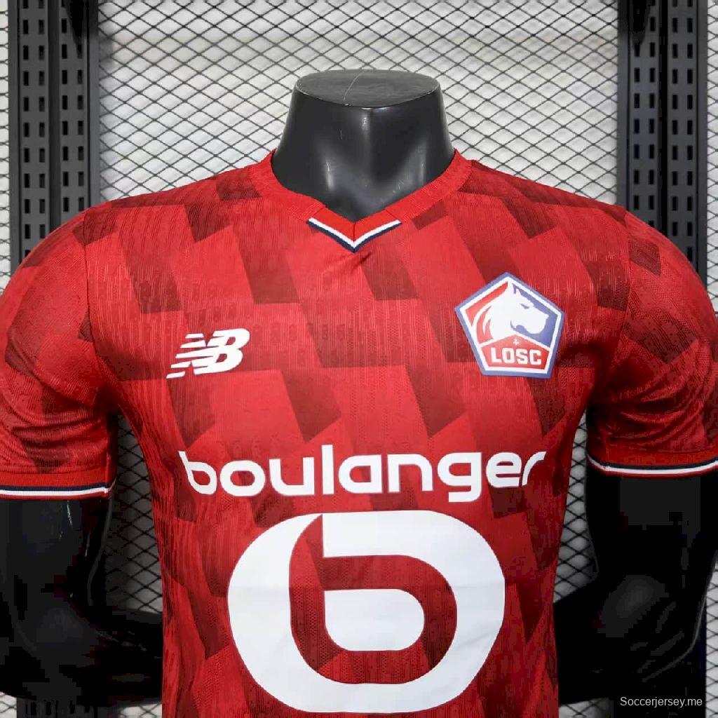 2025/26 نسخة اللاعب 2025/26 قميص فريق ليل OSC للرجال