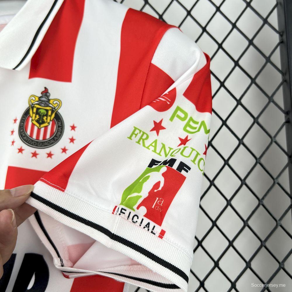 قميص فريق تشيفاس جوادالاخارا 1994/95 ريترو ريترو