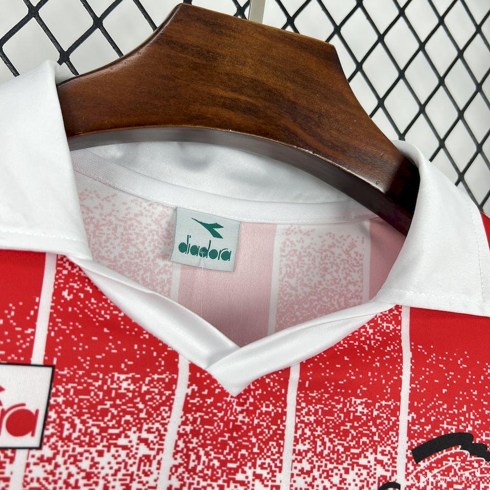 قميص بأكمام طويلة بأكمام طويلة ريترو 1991/92 كان كان كان