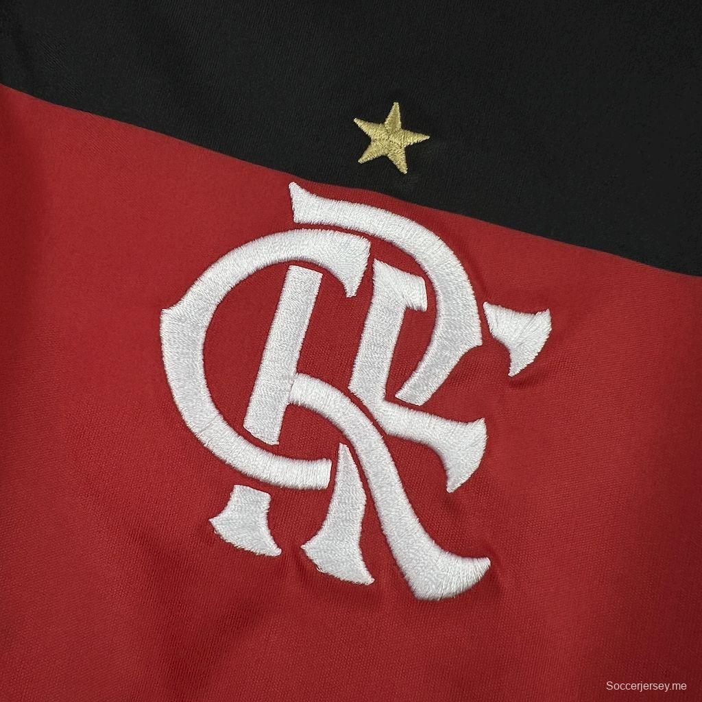 قميص فلامنغو الرجالي ذو الأكمام الطويلة للمباريات على أرض الفريق للموسم 2026/27