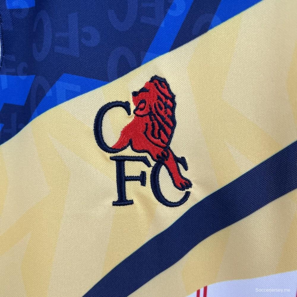 قميص ريترو 1990s تشيلسي × سكوردرو درو ريترو ماش أب جيرسي
