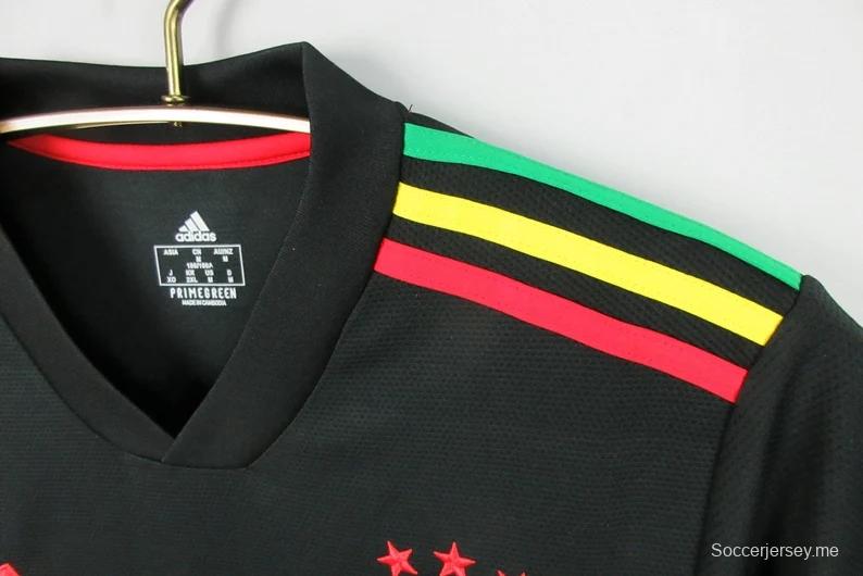 قميص أياكس 21/22 ريترو 21/22 القميص الأسود الثالث
