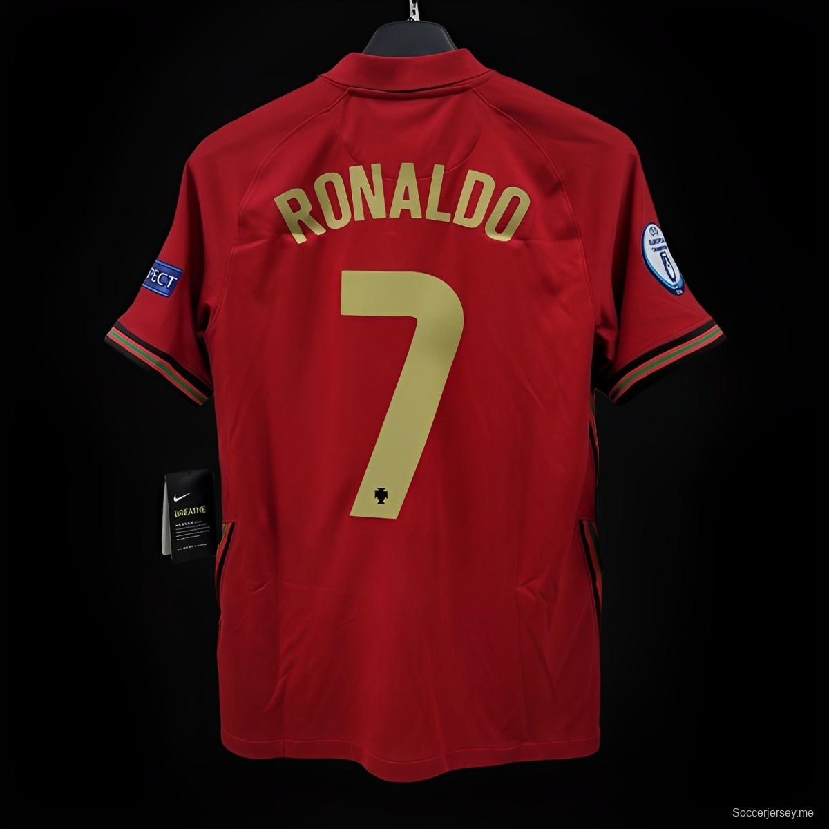 القميص الأساسي للبرتغال 2020 ريترو 2020
