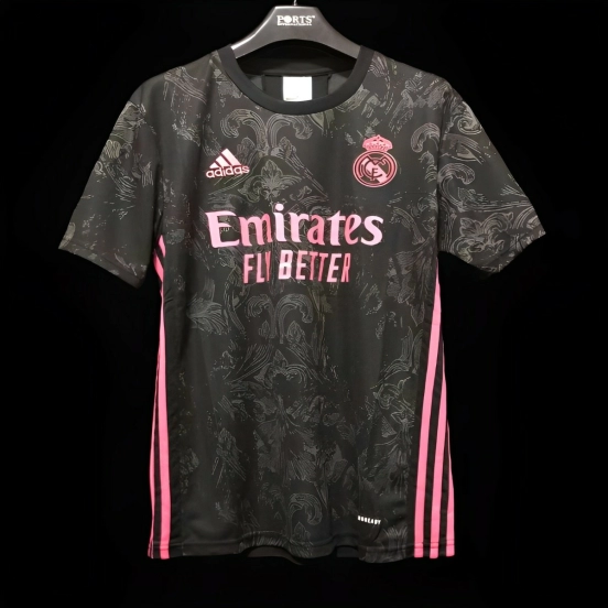 قميص ريترو 20/21 ريال مدريد الثالث أسود اللون أسود اللون ريترو 20/21

