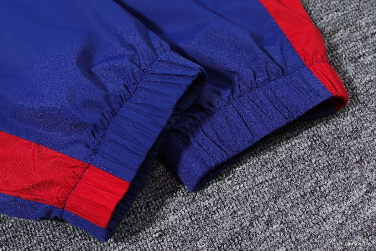 2024 فرنسا 2024 سترة واقية من الرياح زرقاء
