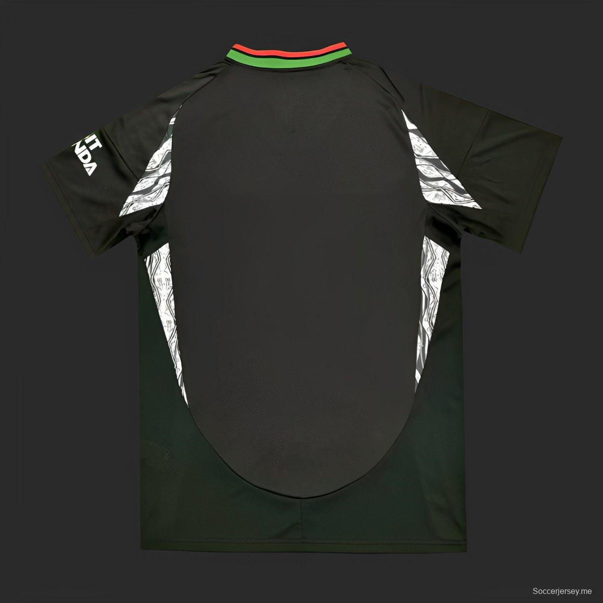 24/25 قميص أرسنال ذهاباً وإياباً أسود
