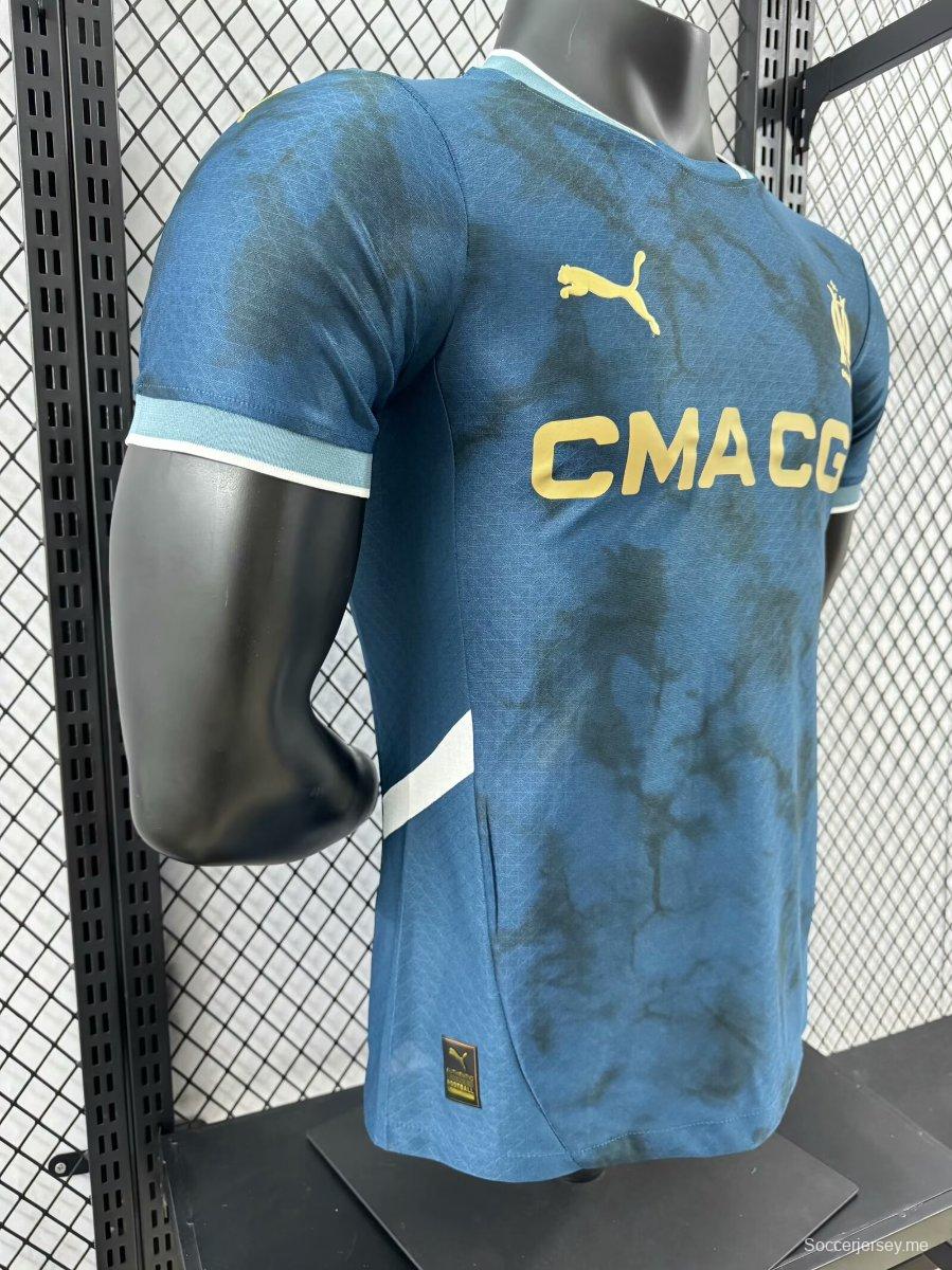 نسخة اللاعب 24/25 قميص أولمبيك مارسيليا 24/25 خارجي باللون الكحلي
