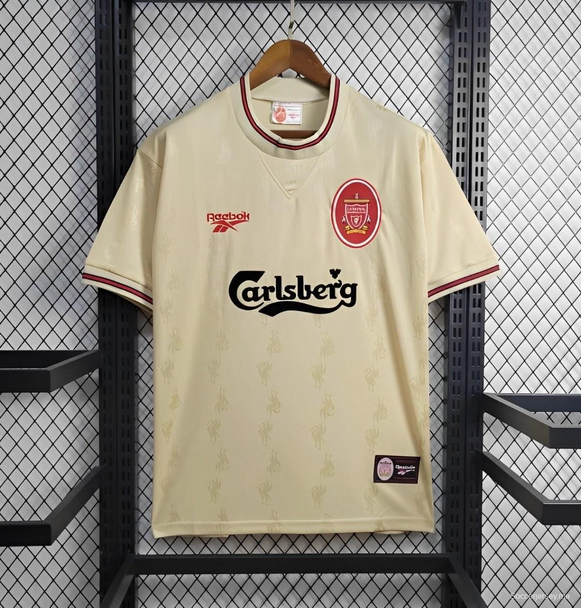 قميص فريق ليفربول 1996/1996/96 ريترو خارج الديار
