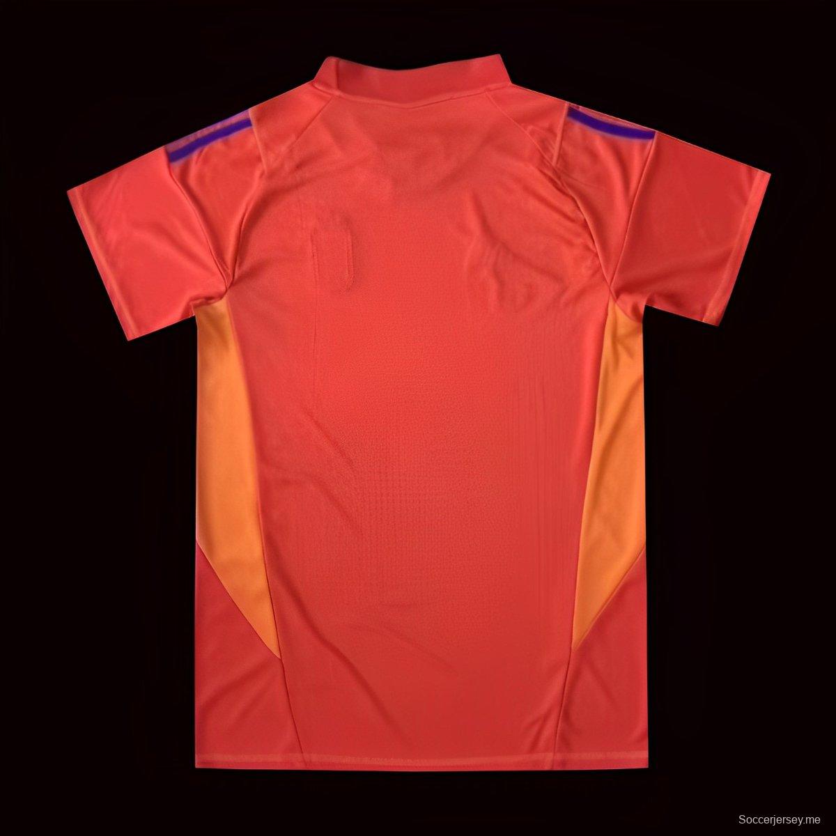 2024 قميص حارس مرمى الأرجنتين البرتقالي 2024
