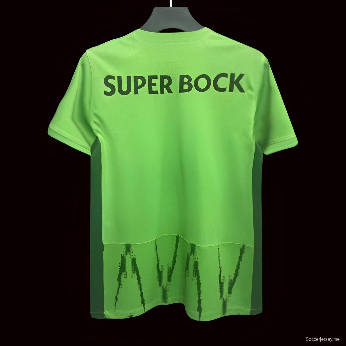 24/25 قميص سبورتنج لشبونة الأخضر الثالث
