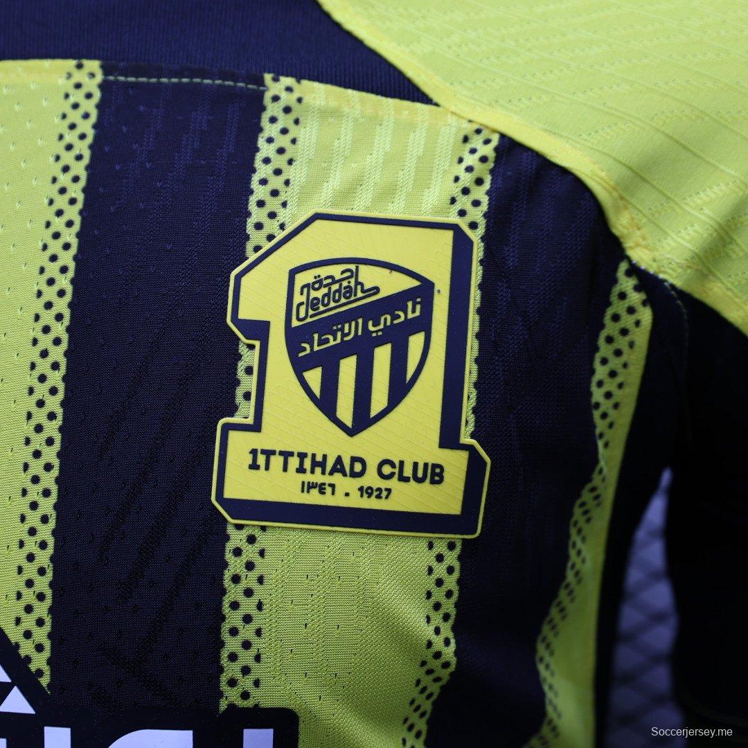 إصدار اللاعب 24/25 القميص الأساسي لنادي الاتحاد 24/25
